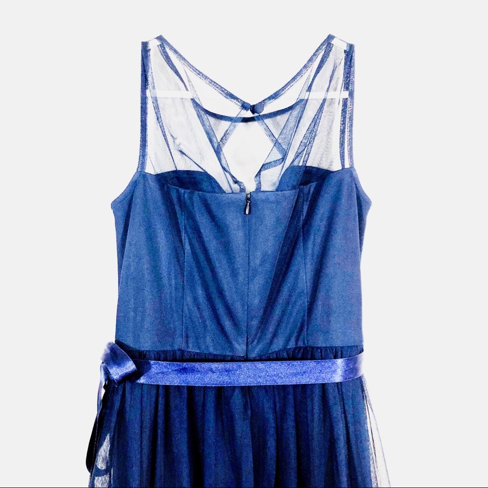 ELIZA J SLEEVELESS ILLUSION NECKLINE DRESS - SZ S - Picture 7 of 7